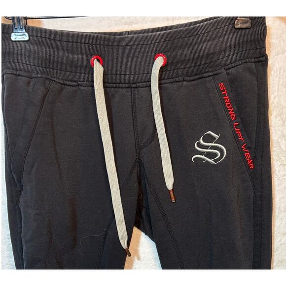 STRONG LIFT WEAR Mens S WEIGHT LIFTING Training GYM Warm-Up SWEAT PANTS Jogger - Picture 2 of 12